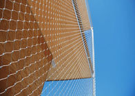 Customized Architectural Stainless Steel Wire Mesh High Tensile Facade Cladding