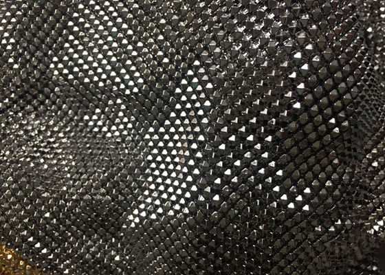 Sparkly Sequin Aluminum Mesh Fabric  Flake Jointed For Garment