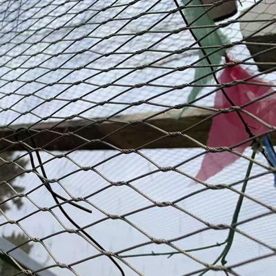 304  316L Stainless Steel Mesh Netting Aviary Mesh Zoo Wire Rope Mesh