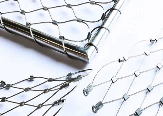 Câble en acier non de rouillement Mesh Balustrade Fencing Handrail Infill
