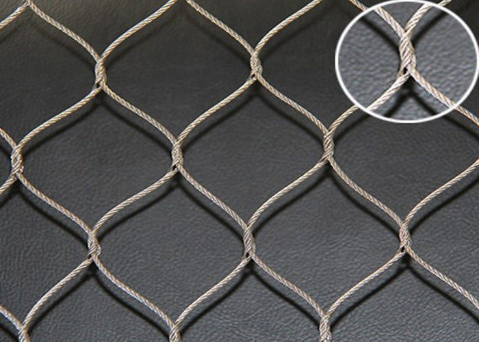 7x7 Stainless Steel Bird Mesh 316 Marine Grade Wire Rope SGS Certified
