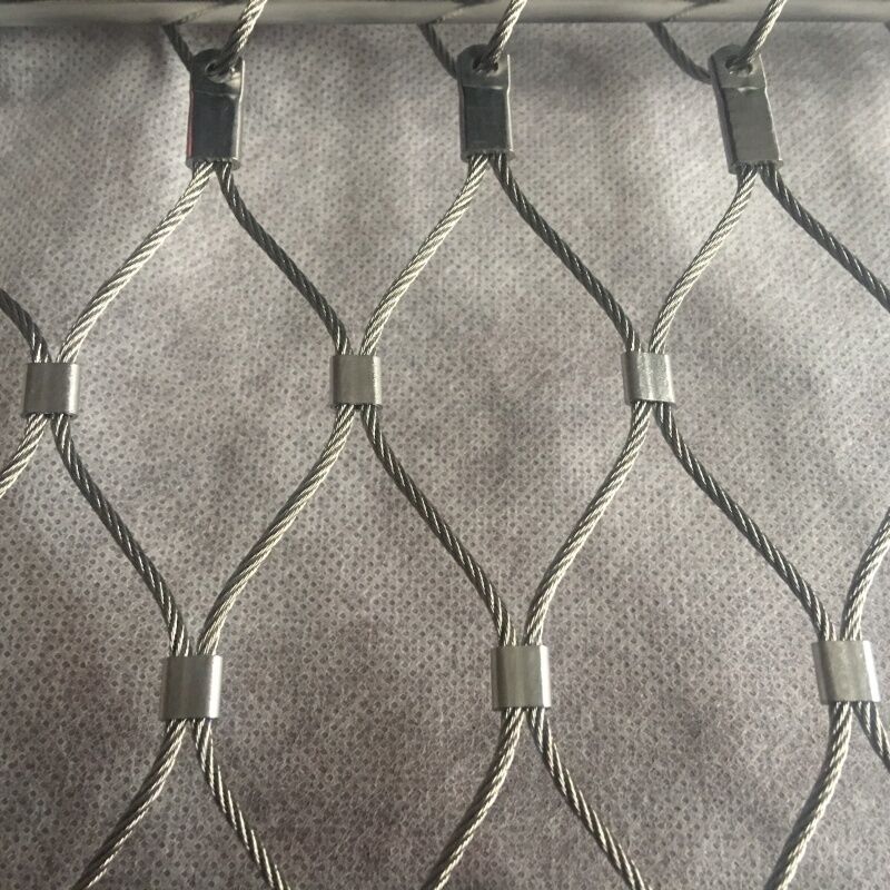 Easy Installation Corrosion Resistant Stainless Steel Wire Rope Mesh with High Impact Resistance