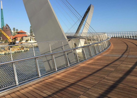 Fil Mesh Ferruled de Webnet de balustrade de pont en route