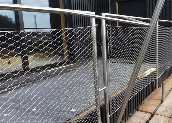 câble Mesh Stainless Steel de balustrade de 2.5mm 25x25mm