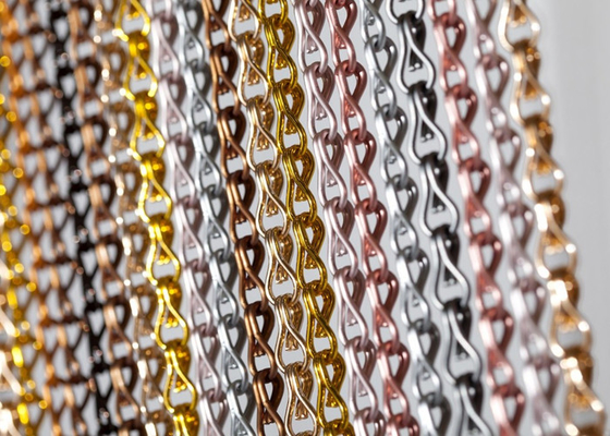 Exposition décorative Hall Chain Link Fly Screen 90x210cm