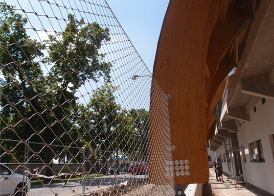 fil architectural Mesh Building Protection Net de 4.0mm
