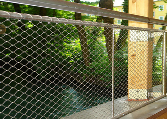 balustrade de 1.5mm ou clôture du fil architectural Mesh Non Rusting
