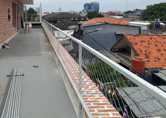 Fil architectural Mesh With Ferrule Rope de muret 2,5 millimètres de fil