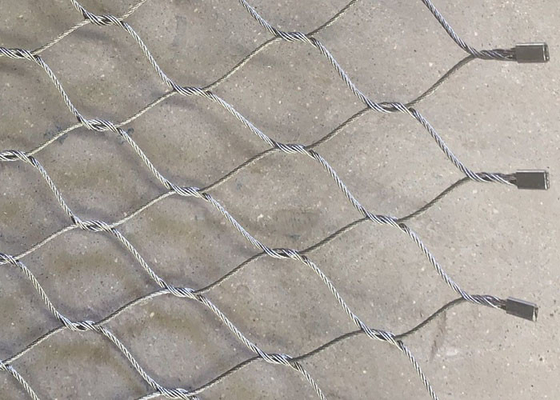 316 X tendent le câble métallique d'acier inoxydable Mesh For Anti Falling 50x50 millimètre