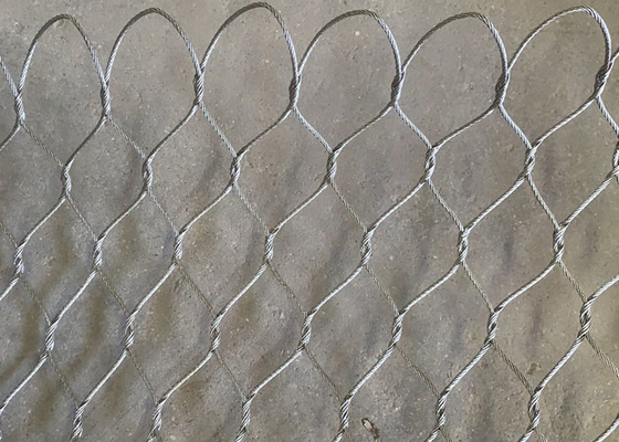 Corde tissée à haute résistance Mesh For Architectural Safety Protection d'acier inoxydable