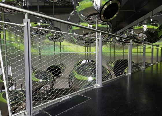 Corde décorative flexible Mesh For Balustrade Stainless Steel Ss304 de sécurité 2,0 millimètres de fil