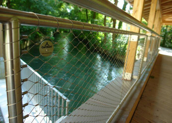 Anti barrière acide Mesh Rope Mesh de l'acier inoxydable Sus316 3.0mm