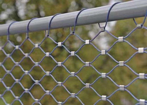 Le PVC de la CE a enduit la fabrication de câble de l'acier inoxydable SUS304 de la maille 2.0MM de corde