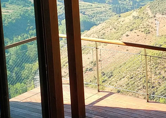 câble Mesh Balcony Netting 0.5-30meter d'acier inoxydable de flexibilité de 1.2mm-4.0mm