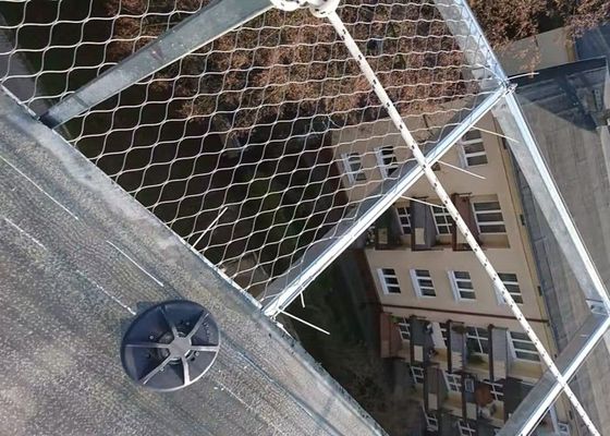 Preuve de temps de Mesh Fencing 2.0mm de câble métallique d'acier inoxydable du SUS 316