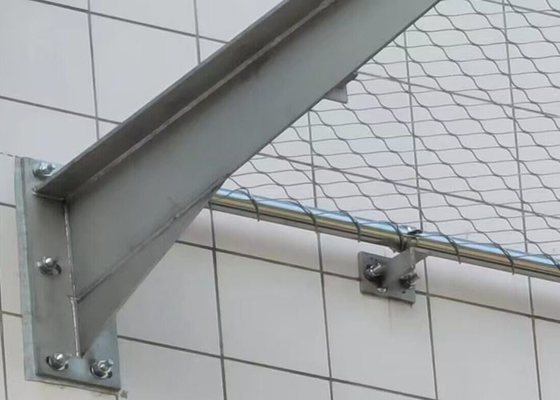 Résistance aux intempéries de fil de corde de Mesh Fence With 2.5mm de câble de l'acier inoxydable SUS316