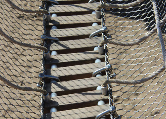 Acide de Mesh Protection Netting de câble de corde d'acier inoxydable de SUS304 Playgroud anti