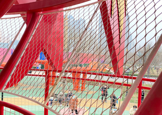 Corde non de rouillement Mesh Netting For Playground d'acier inoxydable de 4.0mm