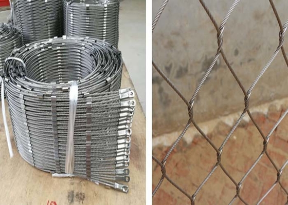 Câble flexible Mesh For Safety Netting de corde d'acier inoxydable