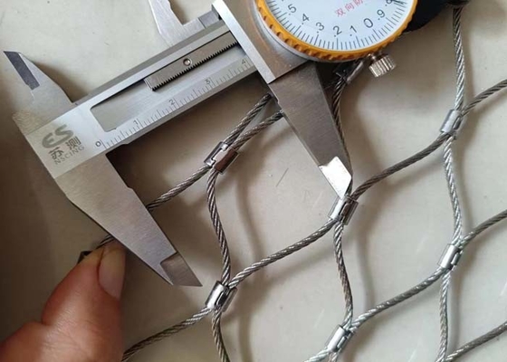 Maille anticorrosion de la corde AISI316 avec l'olive comme fabrication de sécurité