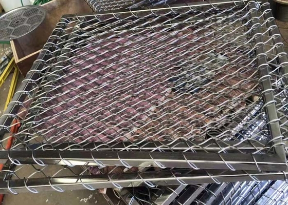 Câble métallique flexible d'acier inoxydable Mesh For Balustrade Or Railing
