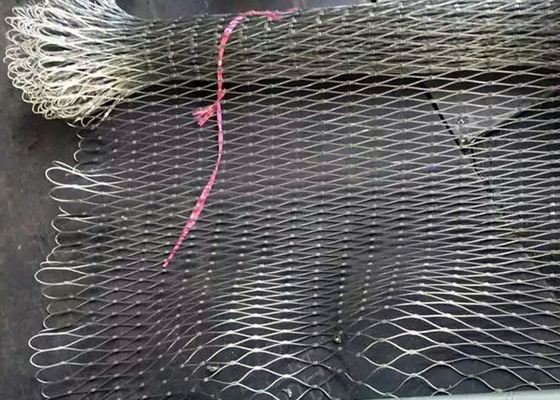 Anti corde corrosive Mesh For Amusement Rides de la flexibilité solides solubles