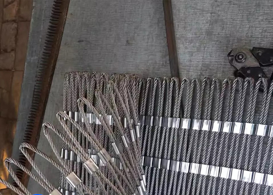 Tours d'amusement de Mesh Flexibility Anti Corrosive For de câble d'acier inoxydable