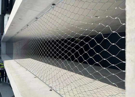 Câble métallique accrochant de la sécurité 25*25mm Mesh Net Flexibility Anti Acid