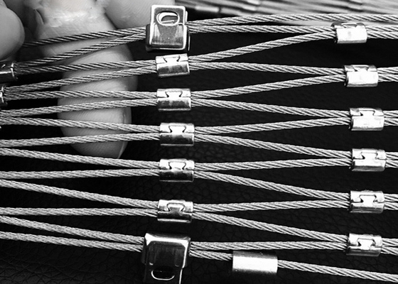 Clôturant le câble métallique du remplissage 1.2mm de balustrade Mesh Netting Stainless Steel Flexible excellent