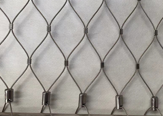 La balustrade adaptée aux besoins du client de taille câblent le diamètre de fil de la maille 2.0mm