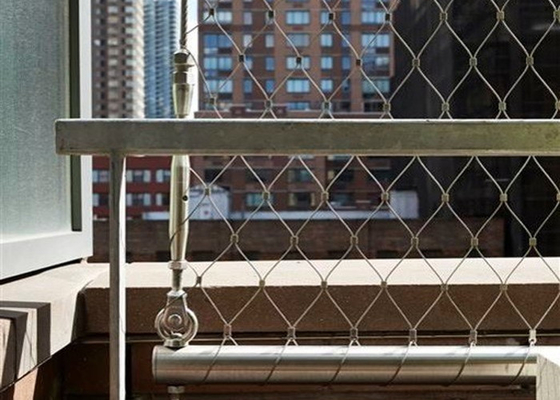 Câble supplémentaire Mesh Anti Corrosive Anti Rust d'acier inoxydable de balustrade de balustrade