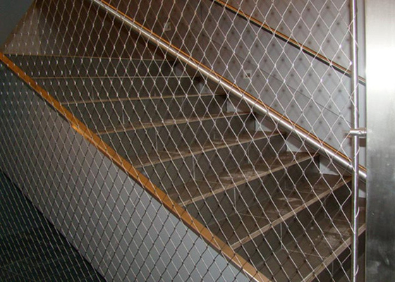 Réseau en acier inoxydable de 2,5 mm pour les balustrades d'escalier