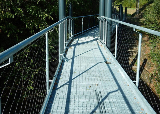 Réseau de câbles en acier inoxydable flexible pour les ponts