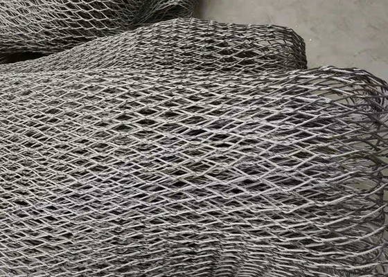 Maillage en acier inoxydable flexible tissé 7x19 pour sécurité suspendue