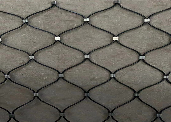 Résistant à la rouille Zoo fil en acier inoxydable maillage à corde nouée pour la grille de l' enclos des perroquets