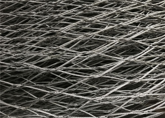 En acier inoxydable diamanté, filet de câbles pour oiseaux, filet à corde flexible