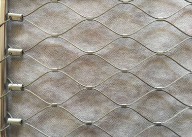 diamètre tissé par main de la maille 1.2-3.2mm de câble métallique de 316L solides solubles pour la balustrade