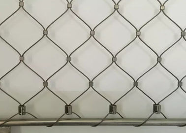 Maille baguée flexible de câble métallique, maille de câble d'acier inoxydable de 316 catégories