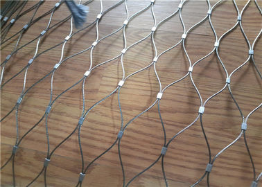 X tissé par main tendent la maille de câble, zoo/maille animale d'olive de câble métallique de clôture