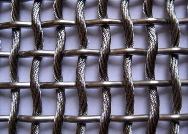 Panneaux décoratifs de barrière de grillage d'Architectual, grillage tissé d'acier inoxydable