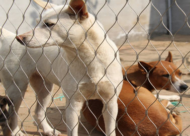 316 maille animale matérielle de zoo de câble métallique d'acier inoxydable de la clôture 7x19