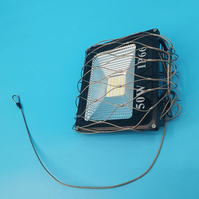 Sécurité anti-chute 300*300mm filet de câbles en acier inoxydable pour projecteur haut-parleur