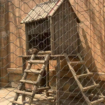Maillage de câbles en acier inoxydable pour les clôtures extérieures d'animaux d'aviaries