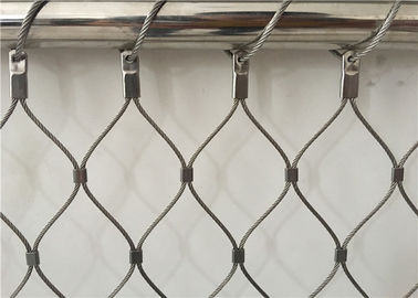Filet flexible de câble métallique d'acier inoxydable de style d'olive pour des balustrades