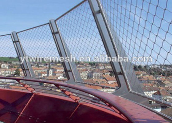flexible architectural d'acier inoxydable Webnet du Sus 316 du Sus 304 de 4.0mm