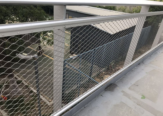 Main - maille tissée de câble de balustrade de Steel 1.2mm de barrière de sécurité