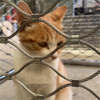 Fil noué flexible Mesh Fencing Animal Enclosure de 7 x 19 zoos
