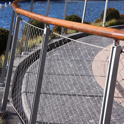Diamètre de fil de la maille 1.5mm de corde de l'escalier solides solubles de pont
