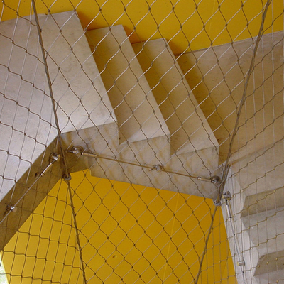 Corde architecturale 7 x 19 Type de virole Webnet en acier inoxydable flexible