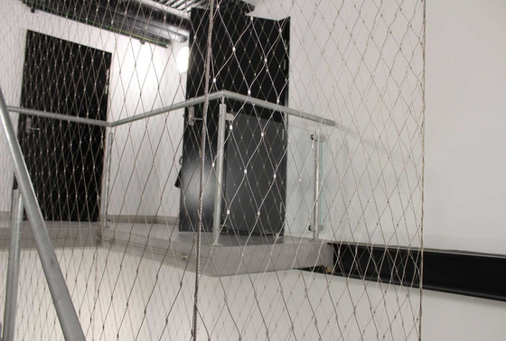 Fil architectural adapté aux besoins du client Mesh With Ferrule d'escalier flexible